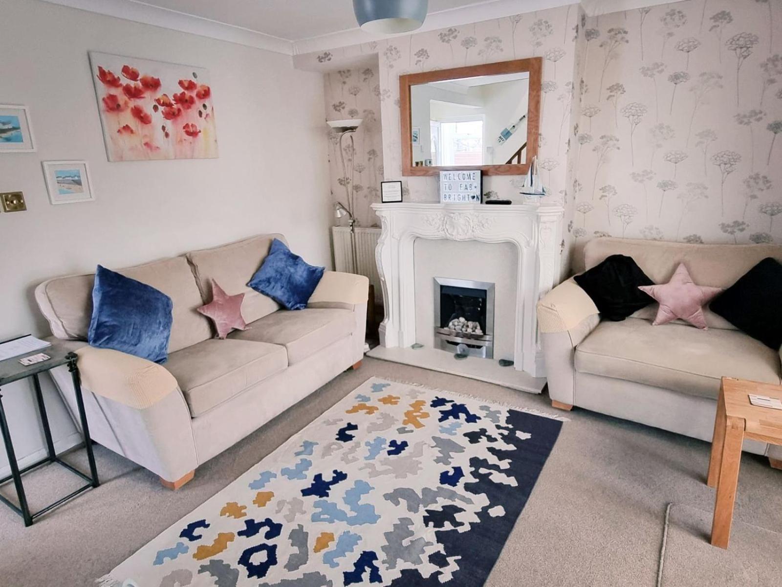Sunny Queens Park Home - Garden & Private Parking Hove Extérieur photo